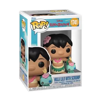 Funko Pop! & Buddy: Lilo & Stitch - Hula Lilo with Scrump - Collectable Vinyl Figure - Gift Idea - Official Merchandise - Toys for Kids & Adults - Disney Fans - Model Figure for Collectors