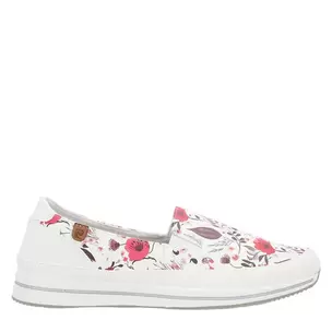 Josephine 8 Slip On Flats - White