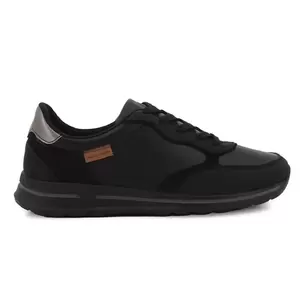 Lace Up Sneaker - Black