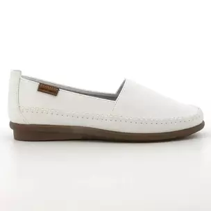 Riviera 15 Slip On Flats - White