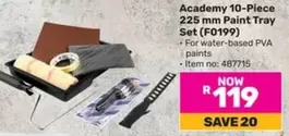 Academy 10-Piece 225 mm Paint Tray Set (F0199)