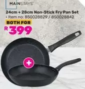 Pan - 24cm + 28cm Non-Stick Fry  Set - Item no: 850028829 / 850028842