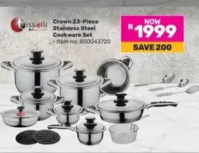 Crown -  23-Piece Stainless Steel Cookware Set