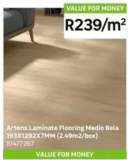 Artens - Laminate Flooring Medio Bela 193X1292X7MM