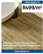 Artens - Laminate Flooring Intenso Malte 192X1257X10MM (1.689m2/box)
