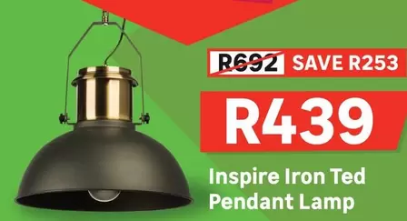 Inspire - Iron Ted Pendant Lamp