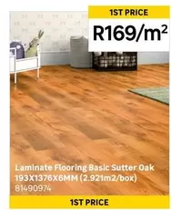 Laminate Flooring Basic Sutter Oak