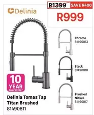 Delinia - Tomas Tap Titan Brushed