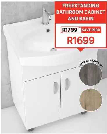 Freestanding Bathroom Cabinet And Basin