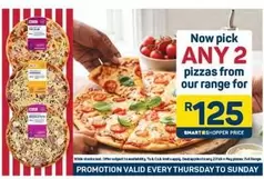 ANY 2 pizzas