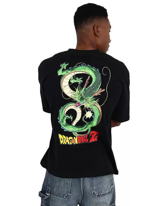 Dragon Ball Z Oversized Black Dragon T-Shirt