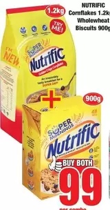 Nutrific - Cornflakes, Wholewheat Biscuits