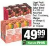Mango - Liqui Fruit 100 % Fruit Juice Blend