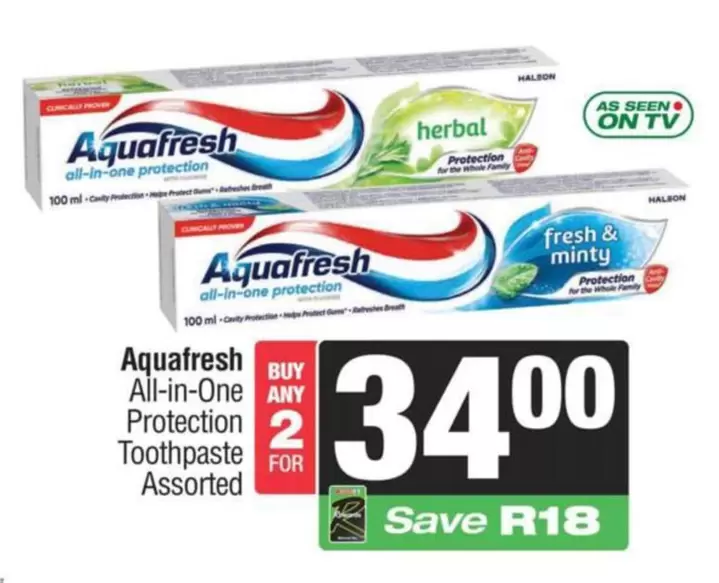 Aquafresh - All-in-One Protection Toothpaste