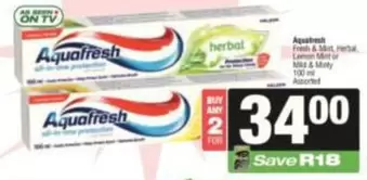 Aquafresh - all-in-one protection