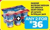 Danone - NUTRI DAY MEDIUM FAT SMOOTH DAIRY SNACK