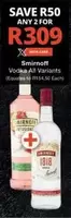 Smirnoff - Vodka All Variants