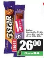 Cadbury - 5 Star Bars