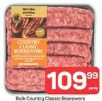 Gourmet - Country Classic Boerewors