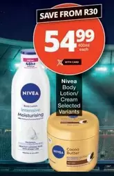Nivea - Body Lotion/Cream Selected Variants