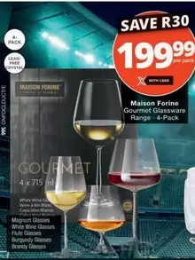 Gourmet - Glassware Range