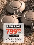 3-in-1 Jaffle Maker