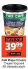 Fair Cape - Double Cream Yoghurt All Variants each
