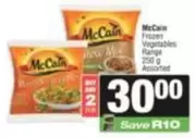 McCain - Frozen Vegetables Range