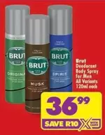 Brut - Deodorant Body Spray