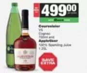 Courvoisier - VS Cognac and Appletiser Sparkling Juice