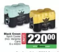 Crown - Spirit Cooler Cans