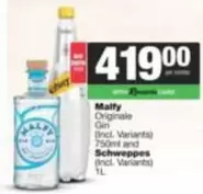 Schweppes - Malfy Originale Gin