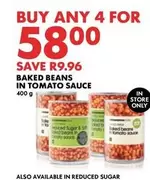 BAKED BEANS IN TOMATO SAUCE