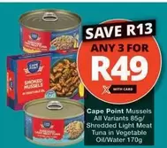 Cape Point - Mussels and Tuna