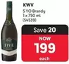 KWV - 5 YO Brandy 1x 750 ml (54539)