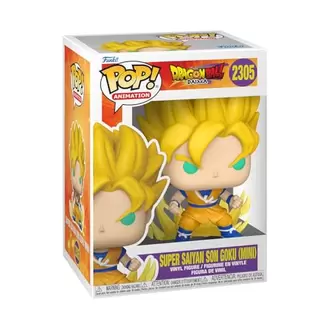 Funko Pop! Animation: Dragon Ball DAIMA - Super Saiyan Son Goku (Mini) - 1/6 Odds for Rare Chase Variant - Collectable Vinyl Figure - Gift Idea - Official Merchandise - Toys for Kids & Adults
