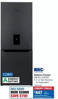 AEG - Bottom Freezer KBF631/2GRWD