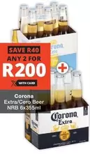 Corona - Extra/Cero Beer NRB