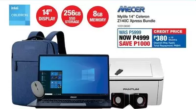Mecer - 14" Celeron Z140C Xpress Bundle