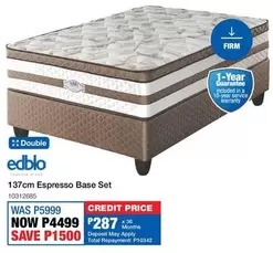 Edblo - 137cm Espresso Base Set