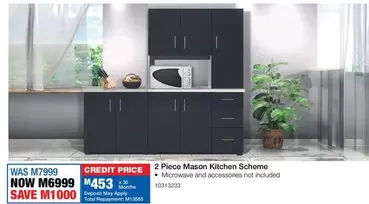 Total - 2 Piece Mason Kitchen Scheme