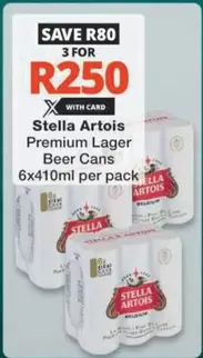 Stella Artois - Premium Lager Beer Cans