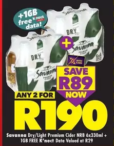 Savanna - Premium Cider NRB