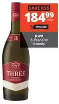 KWV - 3-Year-Old Brandy