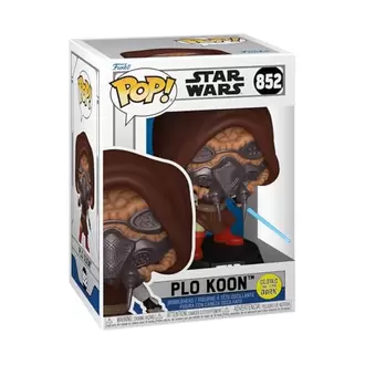 Funko Pop! Star Wars: Clone Wars - Plo Koon - Glow in the Dark - Collectable Vinyl Figure - Gift Idea - Official Merchandise - Toys for Kids & Adults - Star Wars Fans