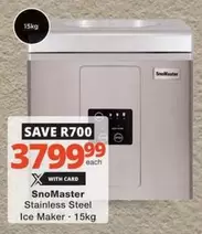 Snomaster - Stainless Steel Ice Maker