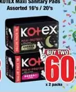 Kotex - Maxi Sanitary Pads