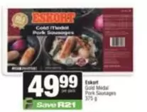 Eskort - Gold Medal Pork Sausages