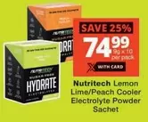 Electrolyte Powder Sachet
