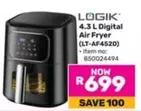 Logik - 4.3 L Digital Air Fryer (LT-AF452D)